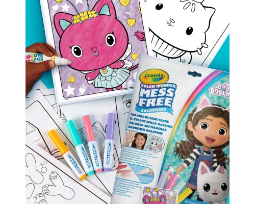 Набір для творчості Crayola Gabby's Dollhouse Розмальовка 18 сторінок та 4 фломастери (75-2861)