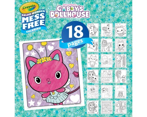 Набір для творчості Crayola Gabby's Dollhouse Розмальовка 18 сторінок та 4 фломастери (75-2861)
