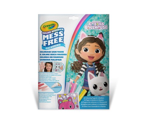 Набір для творчості Crayola Gabby's Dollhouse Розмальовка 18 сторінок та 4 фломастери (75-2861)