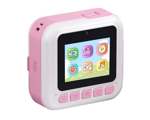 Дитячий фотоапарат ColorWay з функцією миттєвого друку (Pink) (CW-PHP01P)