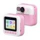 Дитячий фотоапарат ColorWay з функцією миттєвого друку (Pink) (CW-PHP01P)