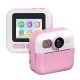 Дитячий фотоапарат ColorWay з функцією миттєвого друку (Pink) (CW-PHP01P)