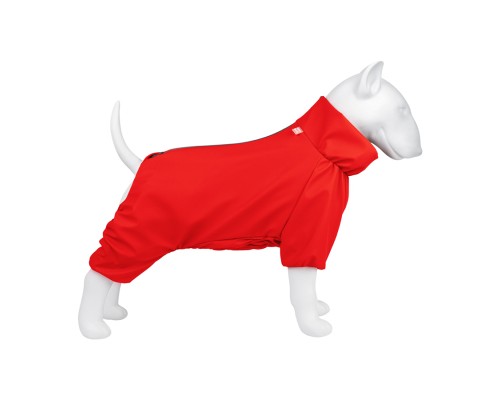 Дощовик для тварин WAUDOG Clothes водонепроникний S30 червоний (19833)