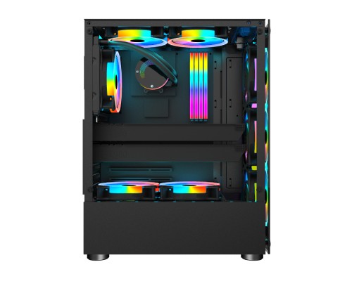 Корпус 1stPlayer V2-A-BK-4F1