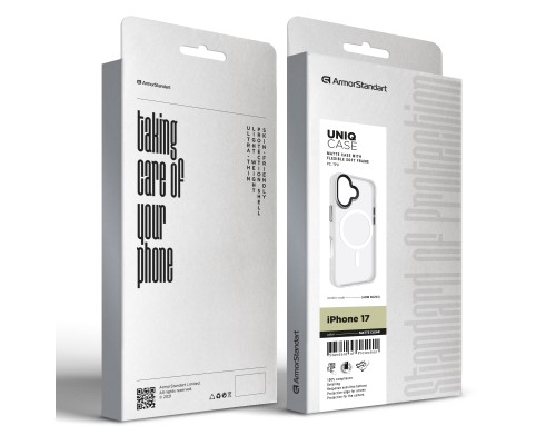 Чохол до мобільного телефона Armorstandart Uniq MagCase Apple iPhone 17 Matte Clear (ARM86264)