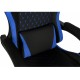 Крісло ігрове GT Racer X-2339 Black/Blue (X-2339 Fabric Black/Blue)