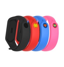 Ремінець до фітнес браслета Armorstandart комплект 4шт Xiaomi Mi Band 4/3 Superhero Edition 2 (ARM77063)