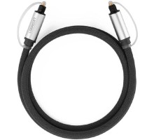 Кабель мультимедійний Optical Toslink 1.5m AV108 black Ugreen (10542)
