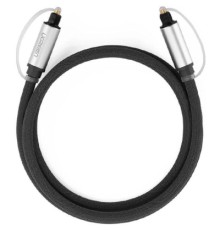 Кабель мультимедійний Optical Toslink 1.5m AV108 black Ugreen (10542)