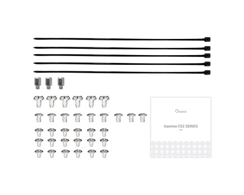Корпус OCYPUS GAMMA C52 WH ARGB (GAMMA-C52-WHD300XX-GL)