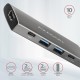 Концентратор AXAGON USB-C to 2xUSB-A + 2xUSB-C + HDMI 0.13m gray (HMC-5G2)