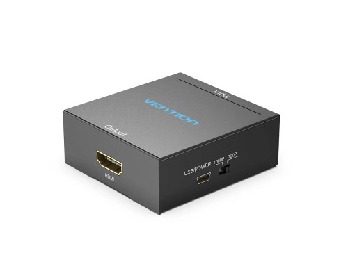 Конвертор RCA to HDMI Converter Black Metal Type VENTION (AEFB0)