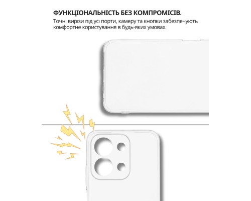 Чохол до мобільного телефона BeCover Silicone Poco C85 4G Transparent (714676)