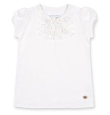 Футболка дитяча Breeze з мереживом (6640-92G-cream)