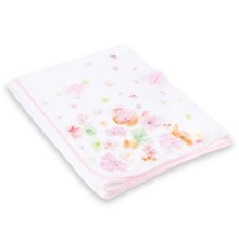 Ковдра дитяча Bibaby з ніжними квіточками (64175-pink)