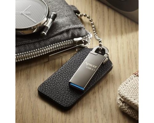 USB флеш накопичувач Apacer 64GB AH15A Ashy USB 3.1 (AP64GAH15AA-1) 