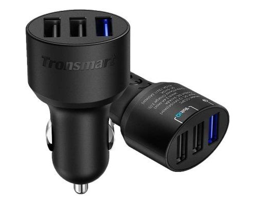 Зарядний пристрій Tronsmart C3PTA QC3.0 42W Car Black (232194)