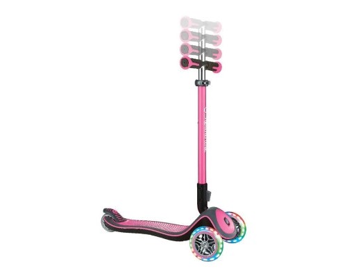 Самокат Globber Elite Deluxe Рожевий (444-410)