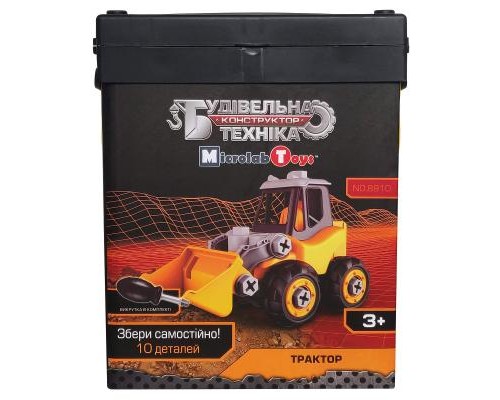 Конструктор Microlab Toys Будівельна техніка - трактор (MT8910) Конструктор Microlab Toys Будівельна техніка - трактор (MT8910)