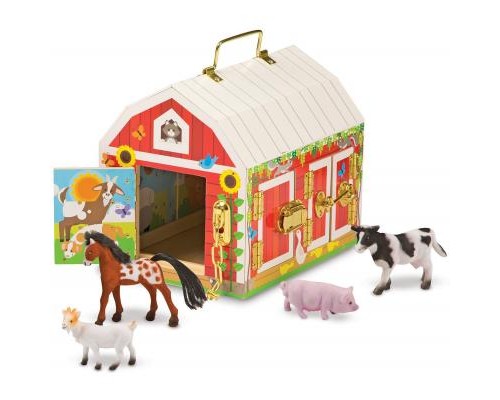 Розвиваюча іграшка Melissa&Doug Будиночок-сарай з тваринами (MD2564) Розвиваюча іграшка Melissa&Doug Будиночок-сарай з тваринами (MD2564)