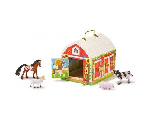 Розвиваюча іграшка Melissa&Doug Будиночок-сарай з тваринами (MD2564) Розвиваюча іграшка Melissa&Doug Будиночок-сарай з тваринами (MD2564)