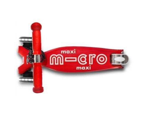 Самокат Micro Maxi Deluxe Red LED (MMD068)