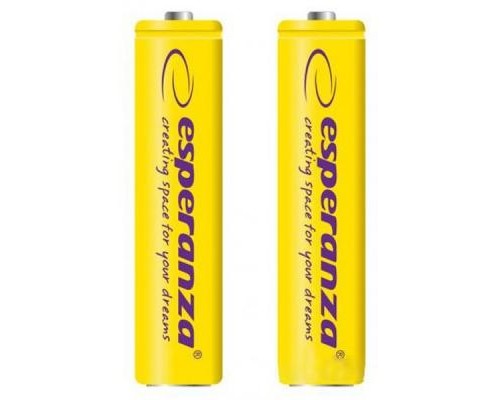 Акумулятор Esperanza AAA 1000mAh Ni-MH * 2 yellow (EZA101Y) 