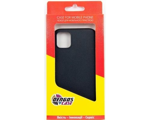 Чохол до мобільного телефона Dengos Carbon iPhone 11 Pro Max, black (DG-TPU-CRBN-41) (DG-TPU-CRBN-41)
