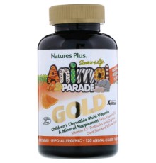 Мультивітамін Natures Plus Мультивітаміни для Дітей, Смак Апельсину, Animal Parade Gold (NAP-29936)