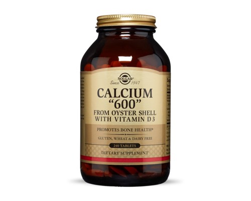 Мінерали Solgar Кальцій 600, Calcium 600, 240 таблеток (SOL-00417)