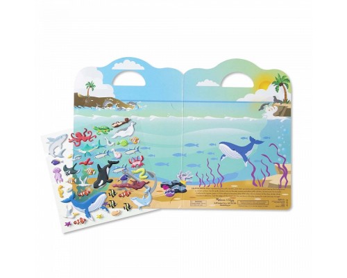 Набір для творчості Melissa&Doug об'ємні багаторазові наліпки Океан (MD30520)