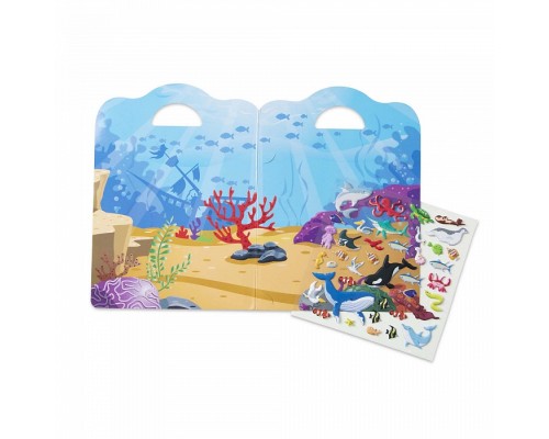 Набір для творчості Melissa&Doug об'ємні багаторазові наліпки Океан (MD30520)