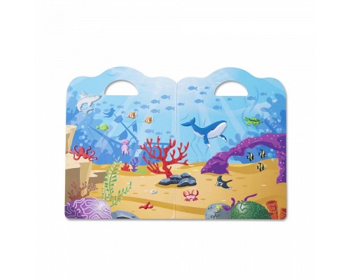 Набір для творчості Melissa&Doug об'ємні багаторазові наліпки Океан (MD30520)