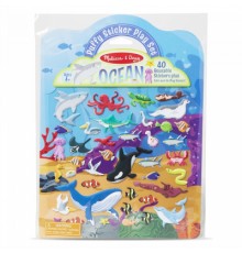 Набір для творчості Melissa&Doug об'ємні багаторазові наліпки Океан (MD30520)