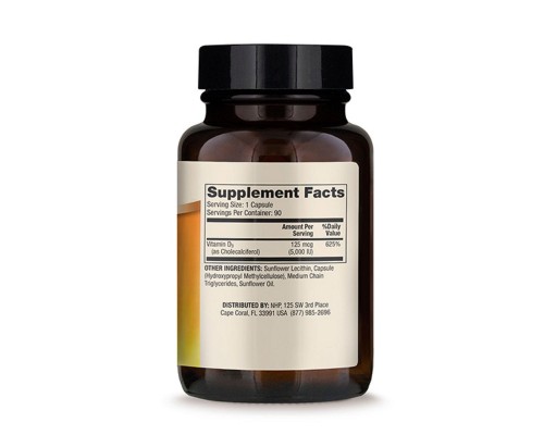 Вітамін Dr. Mercola Вітамін D3 ліпосомальна, 5000 МО, Liposomal Vitamin D3, 90 к (MCL-03200)