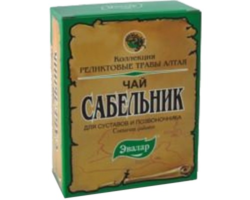 Трави Евалар Сабельник-Эвалар чай 50г (пачка)