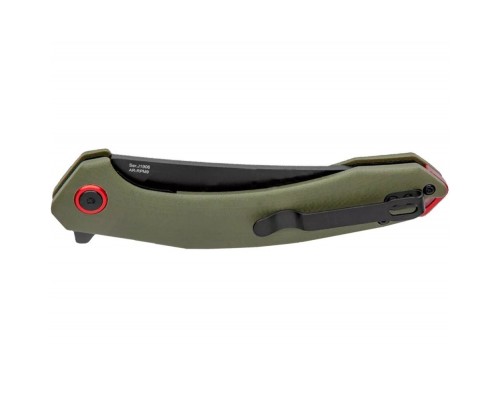 Ніж CJRB Gobi Black Blade G10 Green (J1906-BGN)