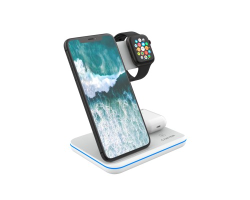 Зарядний пристрій Canyon WS-303 3in1 Wireless charger (CNS-WCS303W)