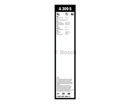 Щітка склоочисника Bosch 3397007309 (3 397 007 309)