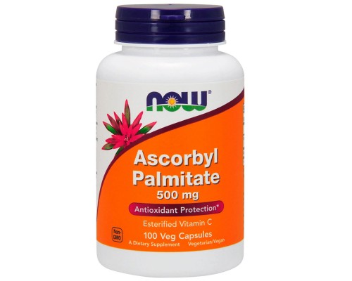 Вітамін Now Foods Аскорбіл Пальмітат, Ascorbyl Palmitate, 500 мг, 100 вегетарі (NOW-00608)