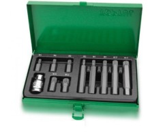 Набір біт Toptul Spline 11од. M5-M12 10мм (GAAD1102)