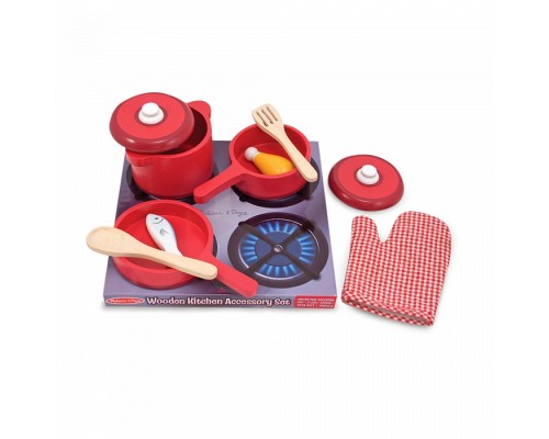 Ігровий набір Melissa&Doug дерев'яного посуду (MD12610) 