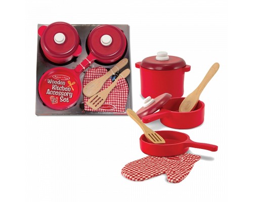 Ігровий набір Melissa&Doug дерев'яного посуду (MD12610) 