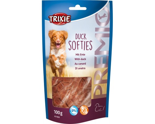 Ласощі для собак Trixie Premio Duck Softies з м'ясом качки 100 г (4011905318691)