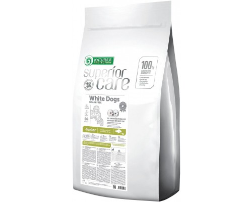 Сухий корм для собак Nature's Protection Superior Care White Dogs Junior Small&Mini Breeds 17 кг (NPSC45997)