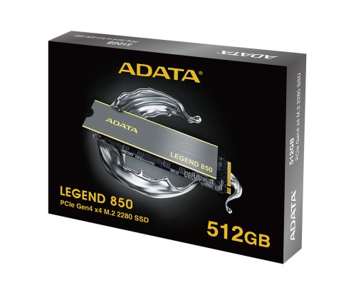 Накопичувач SSD M.2 2280 512GB ADATA (ALEG-850-512GCS)