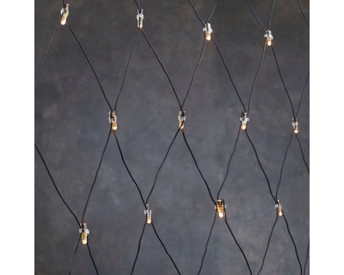 Гірлянда Luca Lighting сітка чорна 2х2 м теплий білий (8711473759860)