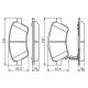 Гальмівні колодки Bosch 0 986 494 260