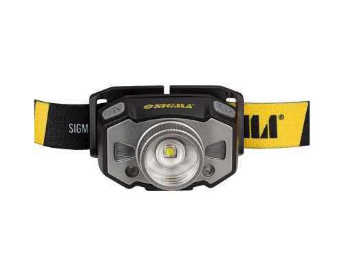 Ліхтар Sigma LED 300Лм 1200мАч із сенсором та фокусуванням (5390251)