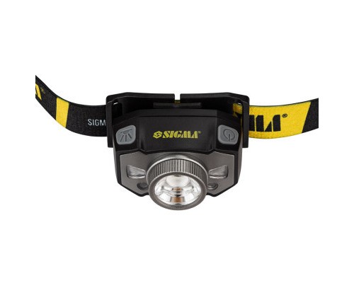 Ліхтар Sigma LED 300Лм 1200мАч із сенсором та фокусуванням (5390251)